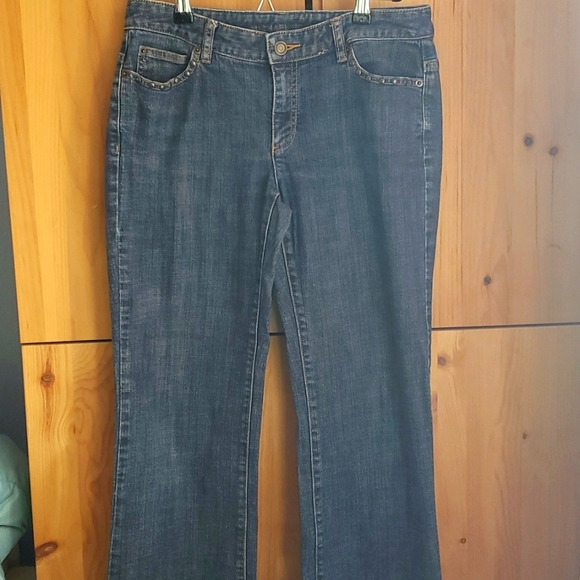 Michael Kors Straight Leg Studded Jeans size 6 - Picture 1 of 5